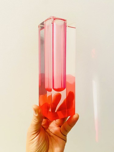 🔴 Set 2 vasi soliflower in lucite - Foto 11 di 11