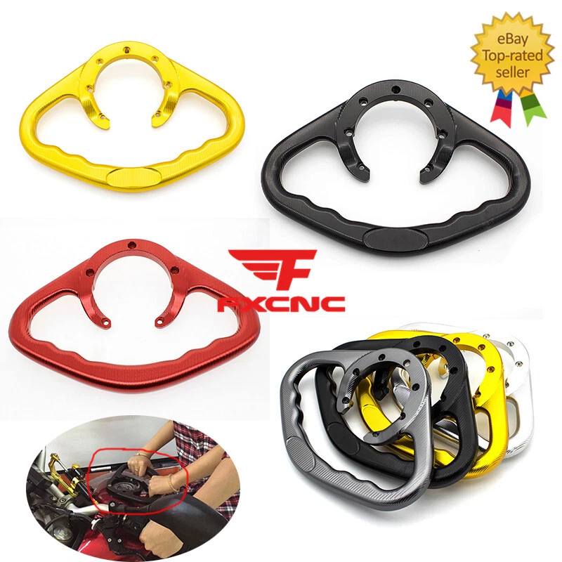 Para Ducati 748 916 996 998 848 1098 S/R Pasajero Empuñadura Tanque Agarre Tapa Gas Foto 4 de 4