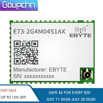 BLE 5.0 nRF52810 IPEX Wireless Transceiver E73-2G4M04S1AX 4dBm Bluetooth Module