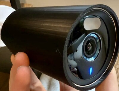 Siliconen hoes voor eufyCam 3, beschermende skin - 2 stuks voor beveiligingscamera, van silicone, weerbestendige case cover voor eufyCam 3, voor buiten, zwart Siliconen hoes voor eufyCam 3, beschermende skin - 2 stuks voor beveiligingscamera, van silicone, weerbestendige case cover voor eufyCam 3, voor buiten, zwart