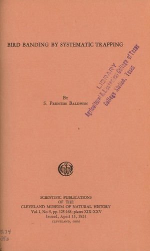 Five Scientific Publications of the Cleveland Museum of Natural History. Birds. - Imagen 8 de 8
