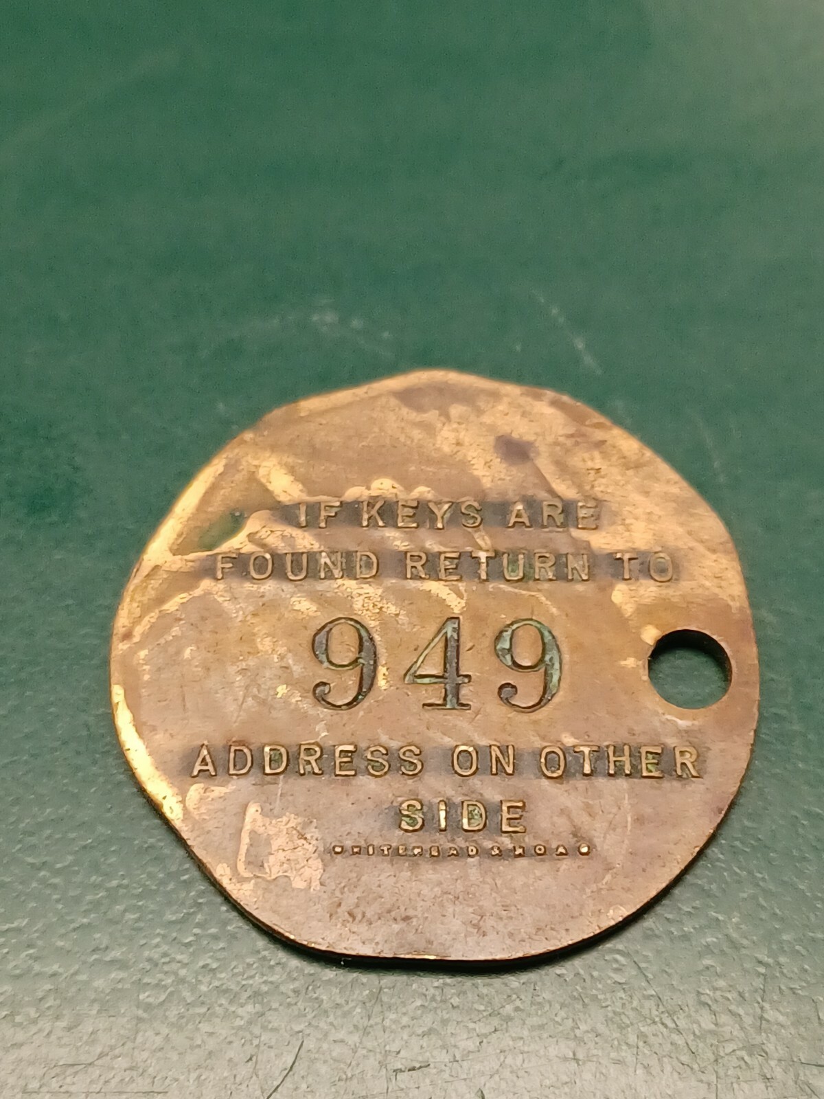 VINTAGE NEW BRUSWICK SAVING SAFE DEPOSIT BOX LOST KEY FOB TAG RTK 9 eBay