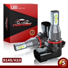 For Dodge Ram 1500 2500 3500 2010-2018 - 2PC 6000K White LED Fog Light Bulbs