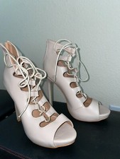 Fashion Nova Women High Heels (Size 8 brand new) (Nude color)
