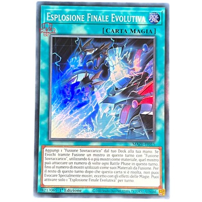 Yu-Gi-Oh! card ita 1ed super rare maze-it015 Evolution Final Explosion