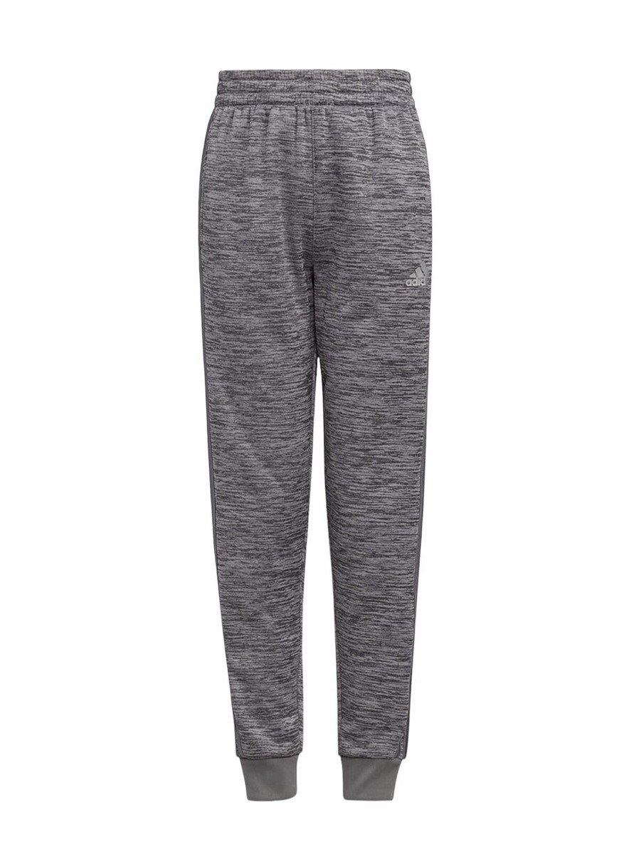 Adidas Boys' Focus Joggers Pants Charcoal Grey Heather Size