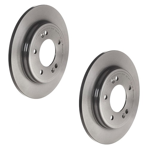 Brembo Set 2 Rear Disc Brake Rotors for Hyundai Elantra Ioniq Veloster