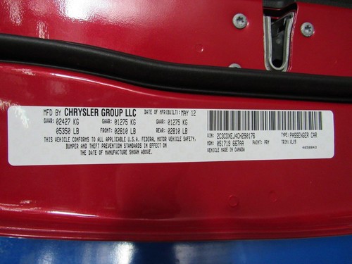 11-14 Dodge Charger AC A/C Heater Climate Control Panel 1QH12DX9AE - Picture 6 of 11