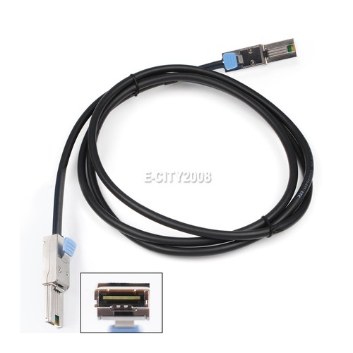 SAS 26P SFF-8088 to SFF-8088 Mini SAS 26P Server Raid Card Data Cable 6Gp/s 2M - Picture 5 of 11