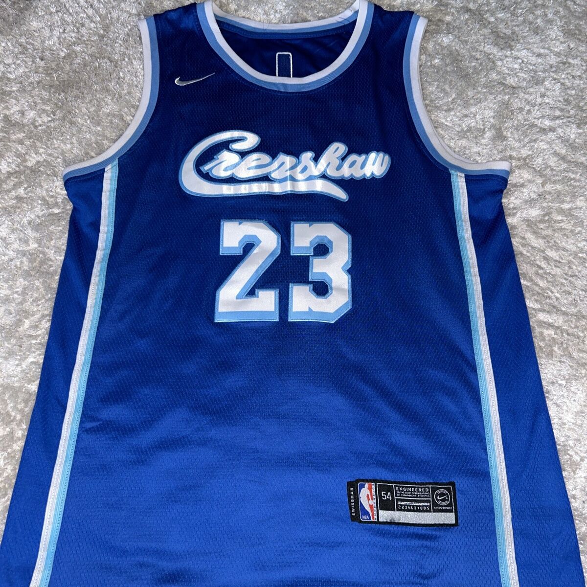 Los Angeles Lakers LeBron James “Crenshaw” Jersey Size 2XL | eBay