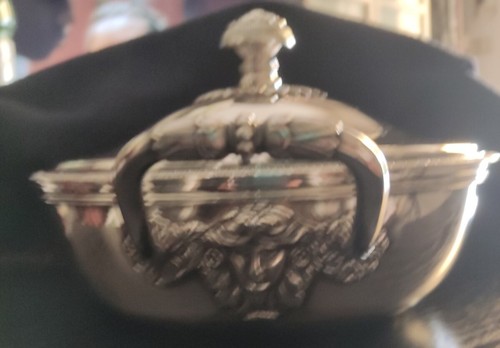 Christofle legumiera lega d'argento malmaison cm 21 - Foto 5 di 9