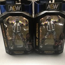 Matt & Nick Jackson Young Bucks Walmart Exclusive Figures - AEW UR 142 & 143 NEW