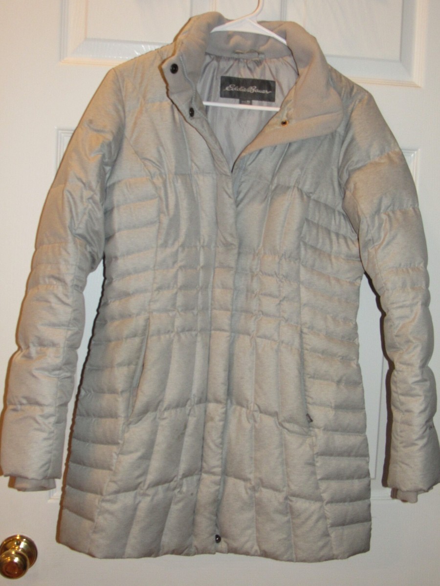 Manteau Femme Eddie Bauer Duvet D'oie - Noir Taille PL (Petite Large) - Occasion Très Bon état