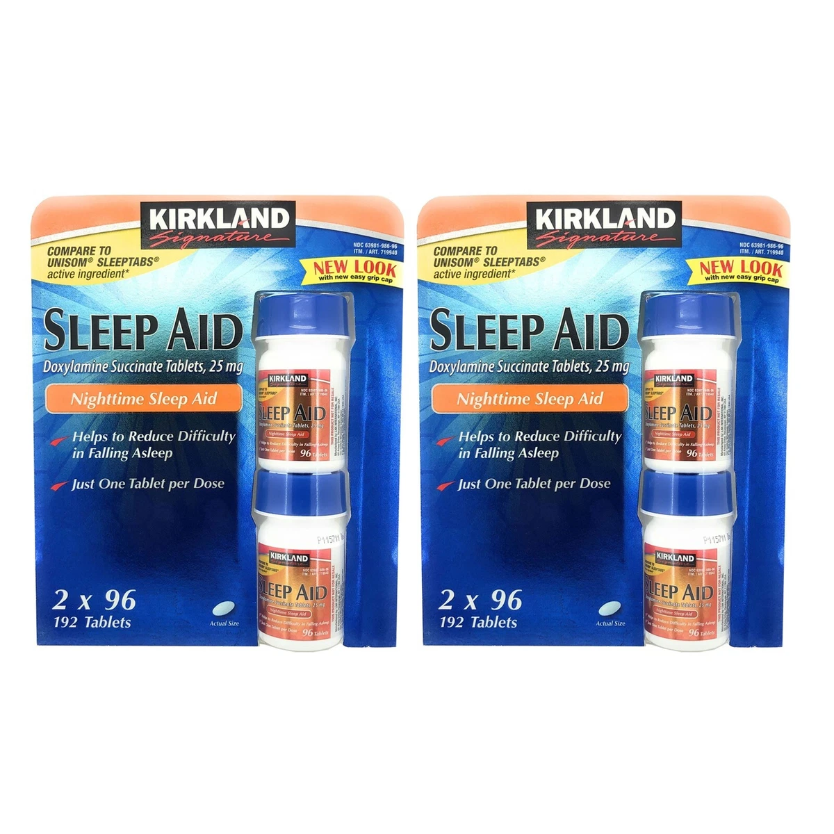 Kirkland Signature Nighttime Sleep Aid, 192 Tablets Costco
