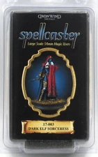 Spellcaster 17-003 Dark Elf Sorceress (54mm) Iron Wind Metals Female Mage Wizard
