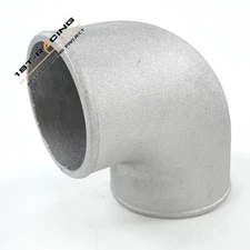 2.25''OD 57mm Cast Aluminum Turbo Intercooler Outlet 90 Degree Elbow Pipe Joiner