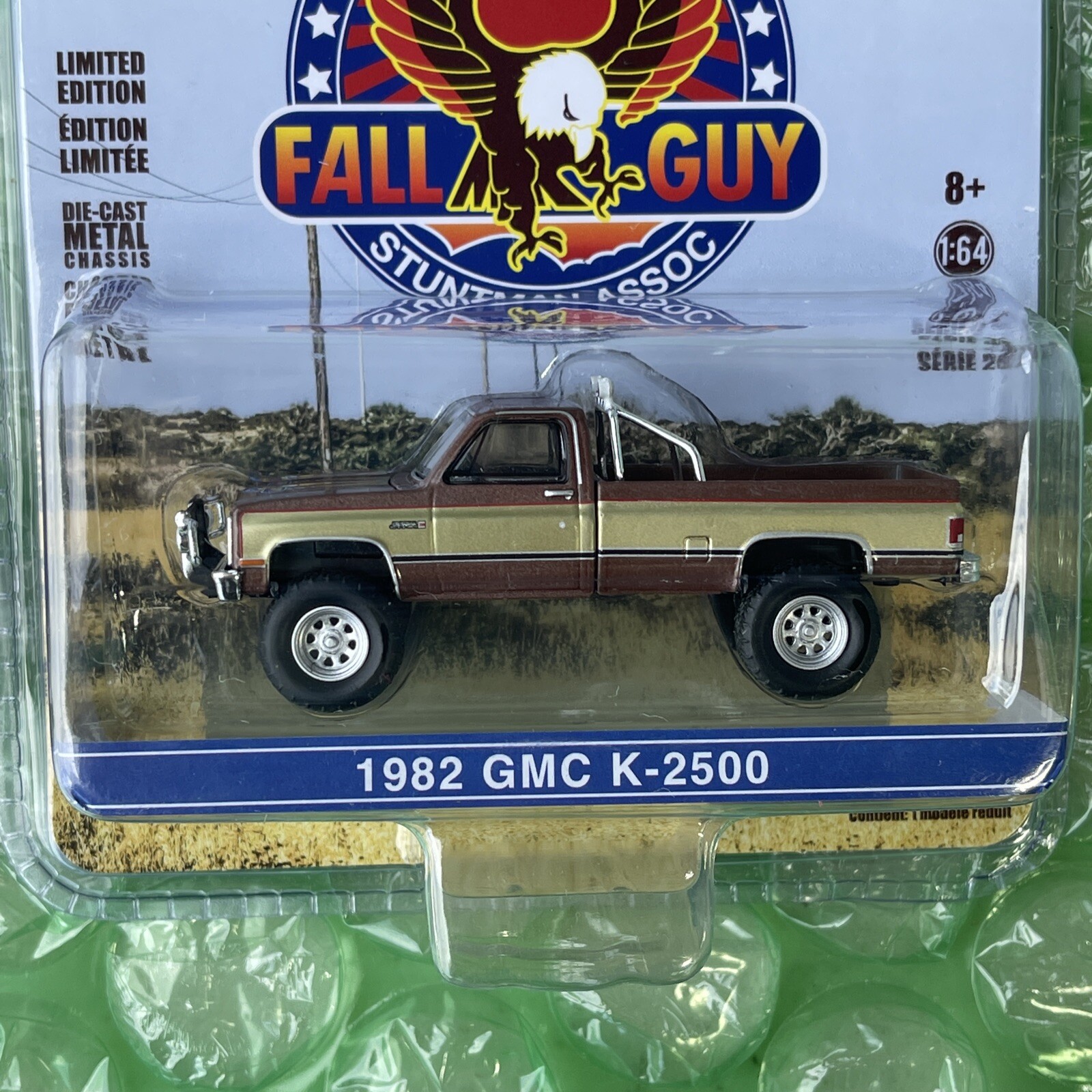 Fall Guy L'Homme qui tombe à pic The Fall Guy 1982 GMC K-2500 Sierra Grande Wideside Dirty Version 1/64