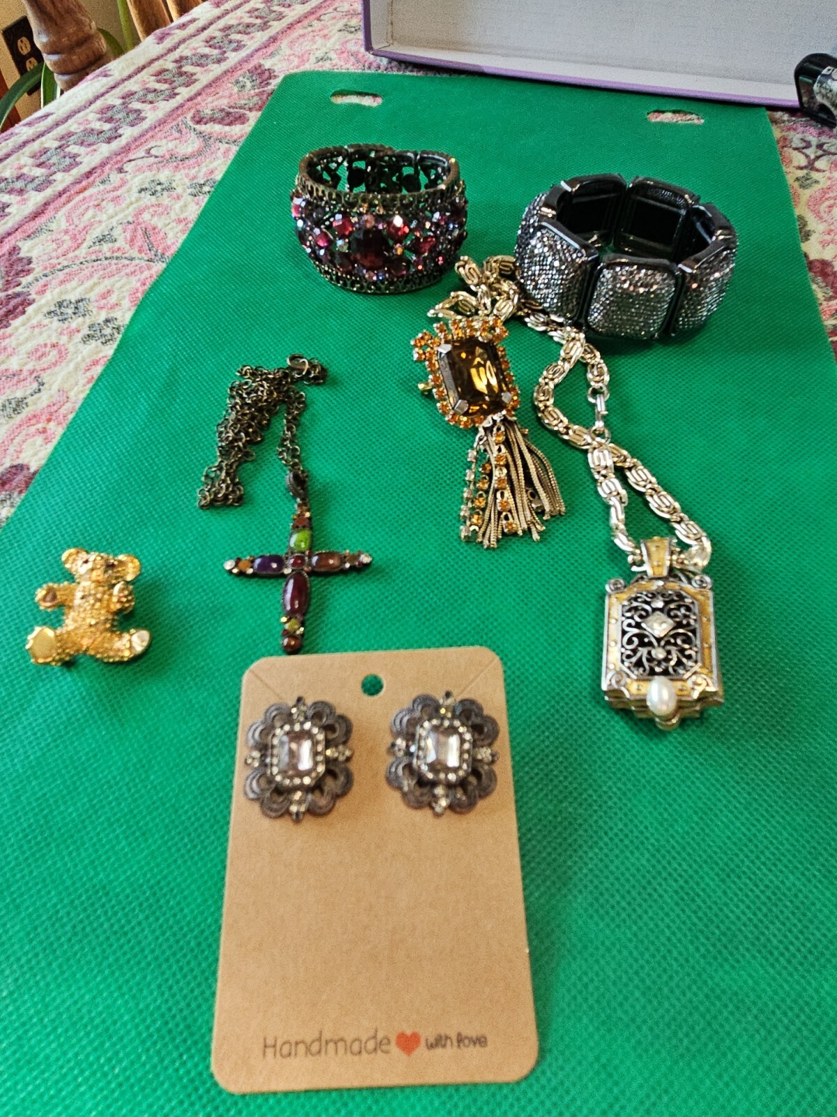 vintage rhinestone costume jewelry lot eBay
