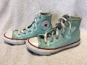 kids green converse