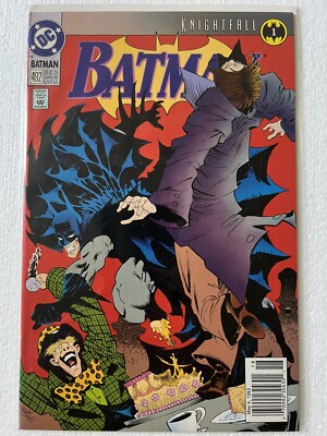 Batman 492 DC Comics 1993 VF + / NM - 8.5 - 9.0 Jones Cover / Bane
