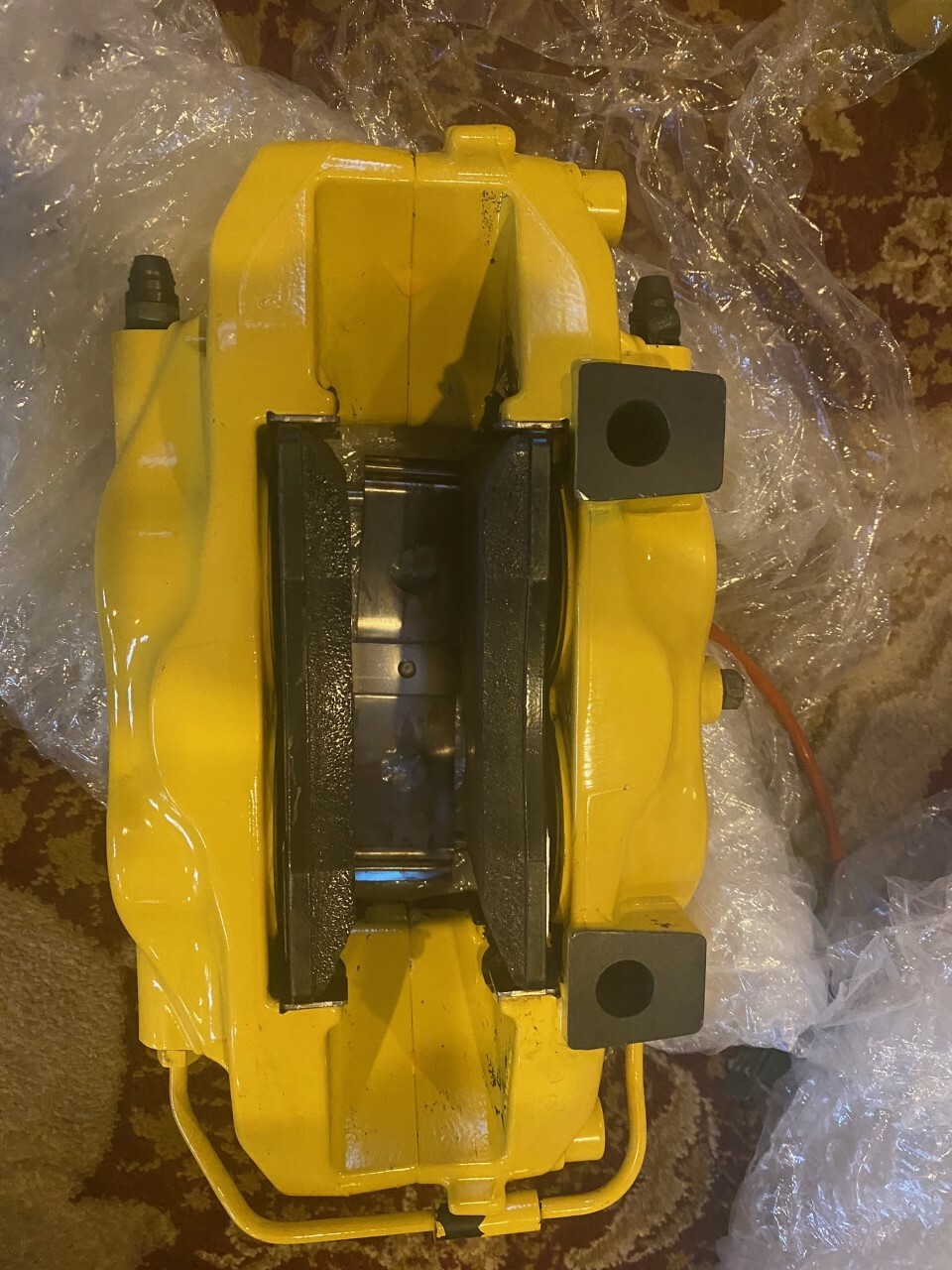 Ferrari 612 Scaglietti , SET OF 4 Calipers , Yellow, BREMBO F430