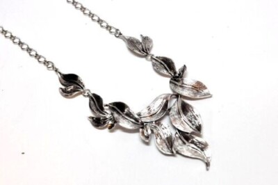 Front Row Damen Halskette Antikes Silber Edelstahl Collier 17-GY2440/440