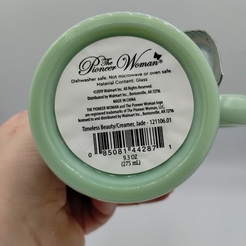 The Pioneer Woman Timeless Beauty Jadeite Creamer 2019 - Picture 8 of 12