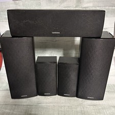 ONKYO 5 Speaker Surround Sound System 2 -SKF-580 1 SKR-580 1 -SKB-580 1 SKC-580