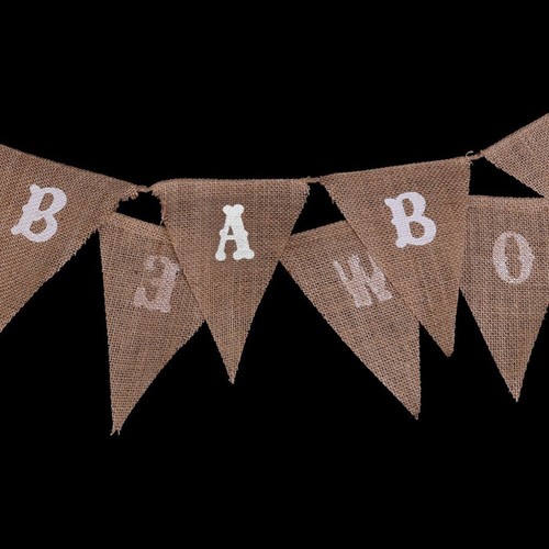 BABY SHOWER LOVE HEART Girlande Wimpelkette Banner Rustikale Taufe Babyparty - Bild 6 von 8