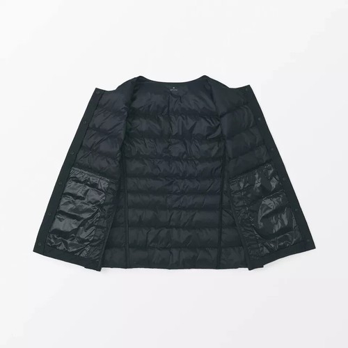MUJI Collarless Down Vest XS-XXL Packable Lightweight Anti-Static Women NWT - Picture 19 of 33