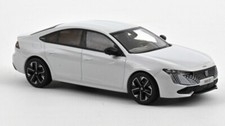 Peugeot 508 Gt Hybrid 2023 Okenite White 1:43 Model 475832 NOREV