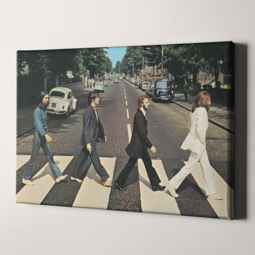 The Beatles Abbey Road Paul McCartney John Lennon 1960s Canvas Wall Art Print