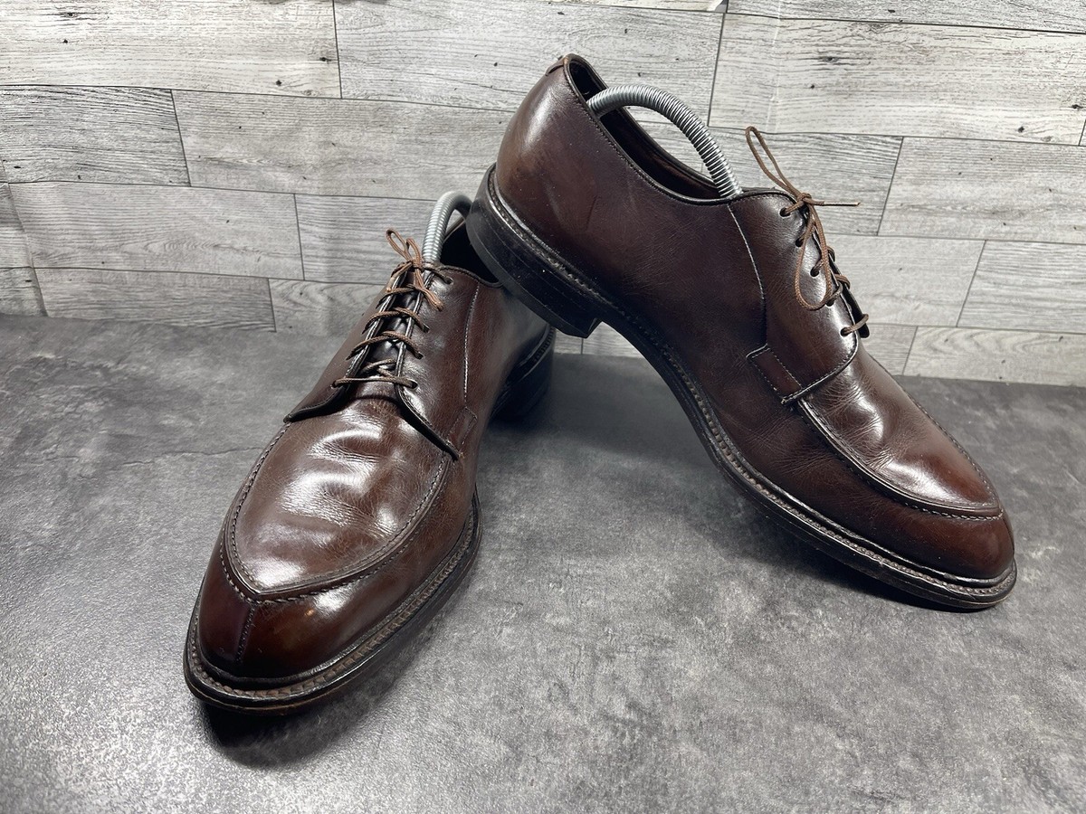 Allen Edmonds Oxford Men 9.5 Brentwood Dress Shoes Brown Leather  