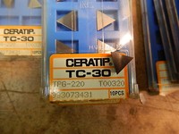 2 Ceratip Tpg 220 Tc-30 Ceramic Inserts 2 Ceratip Tpg 220 Tc-30 Ceramic Inserts