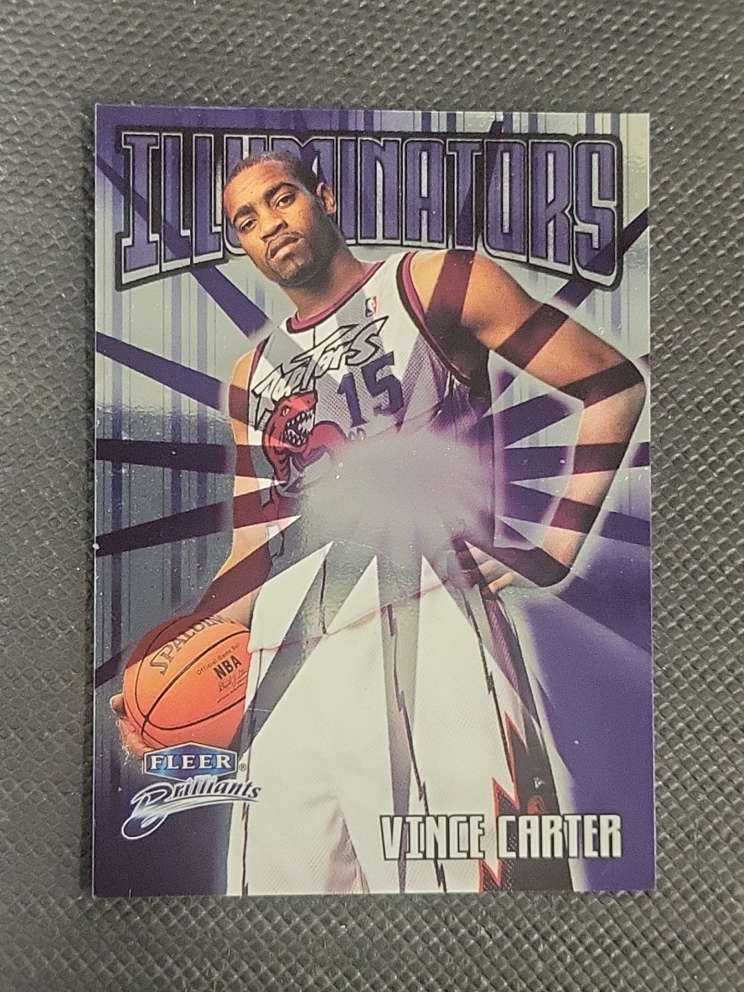 1998 Fleer Brilliants Vince Carter Illuminators Rookie #4 (RC)