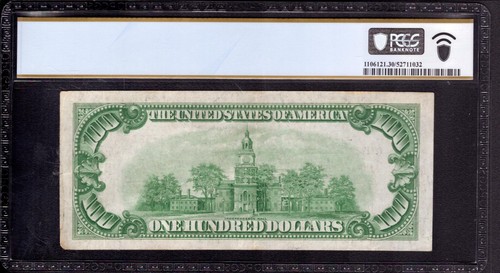 1929 $100 FEDERAL RESERVE BANK NOTE MINNEAPOLIS FR.1890-I PCGS B VF 30 (647A) - Picture 2 of 4
