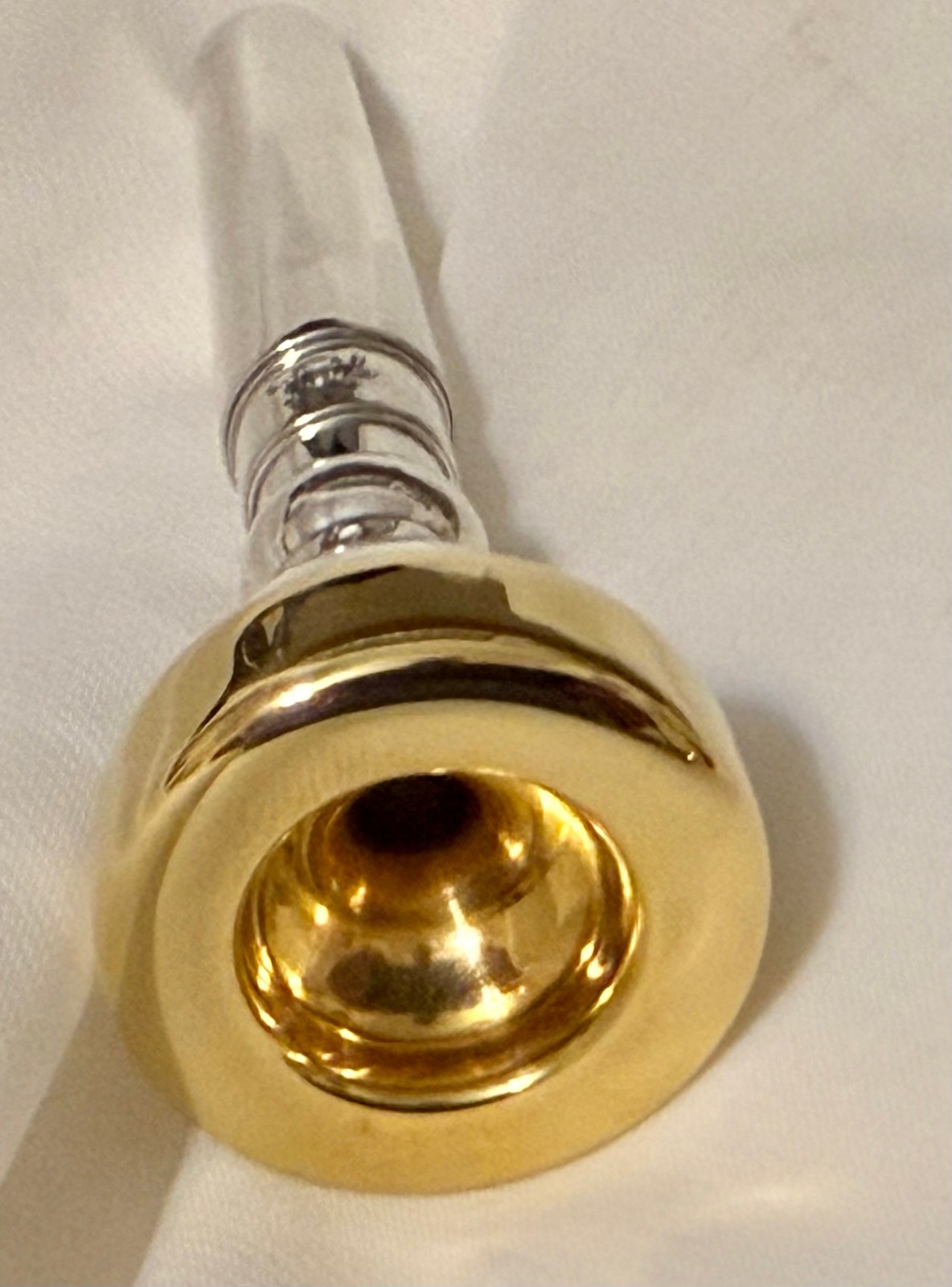 SCHILKE TEX LIUZZA Trumpet mthp GOLD RIM/CUP .620 shallow 24 throat Laskey 72L
