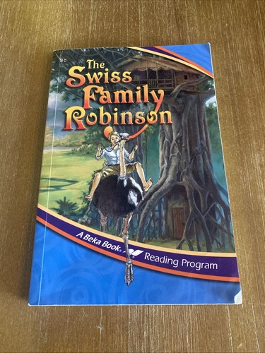 Abeka The Swiss Family Robinson Reading Book Homeschooling Good Condition - Foto 1 di 2