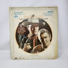 Laserdisc CED Selecta Vision Video Disc The Man who Shot Liberty Valance