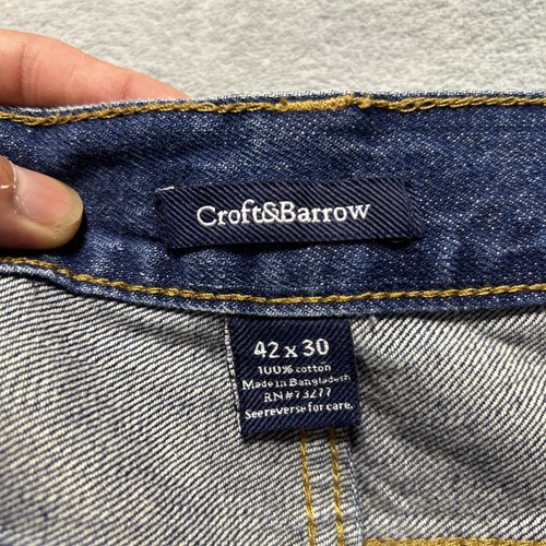 Y2k 2000s Beyond Baggy Jeans Mens 42x28 Baggie Hamilton Loose Wide Leg Relaxed - Picture 5 of 14