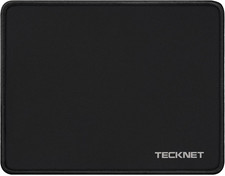 TECKNET Mouse Pad with Anti-fray Stitching, Waterproof Surface  Non-Slip Rubber