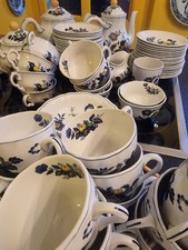 Porzellan Spode England Blue Bird 106 Teile Konvolut
