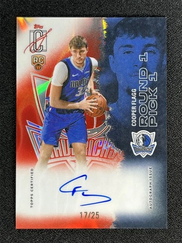 2025 Topps Signature Cooper Flagg Red Lava (RAW)