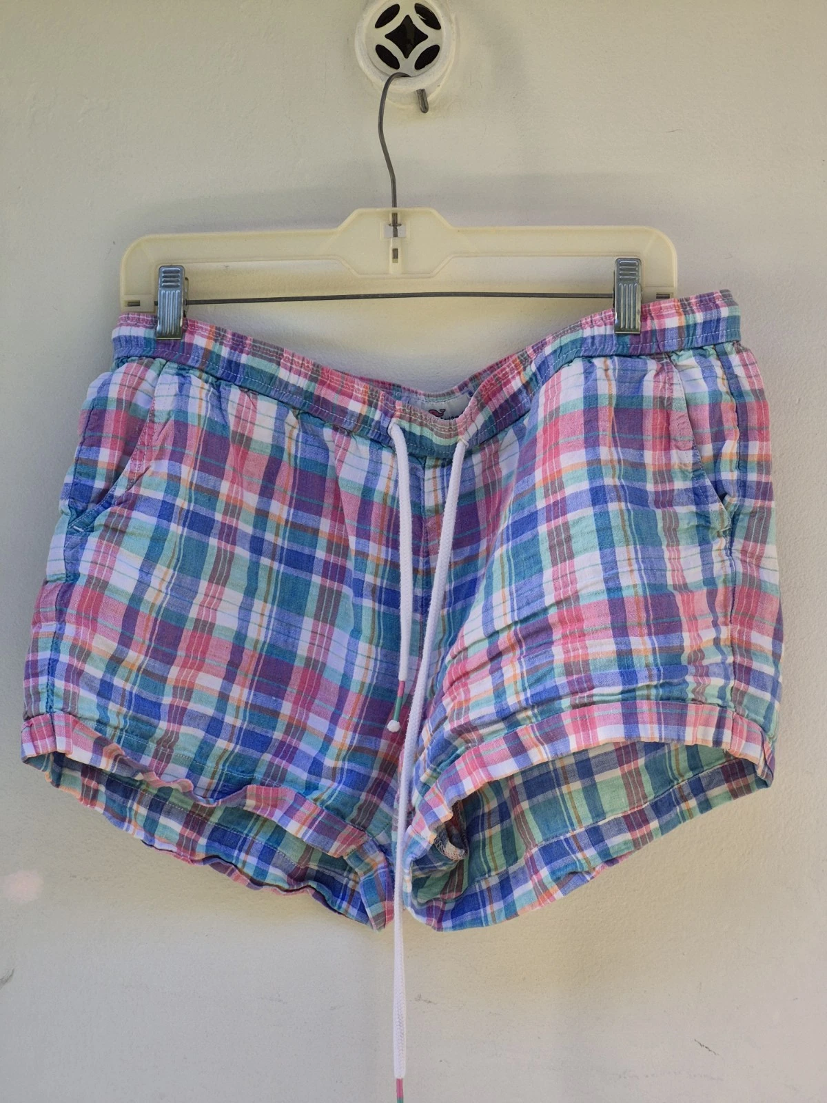 Vineyard Vines Linen Preppy Coastal Nautical Cruise Women's Shorts M