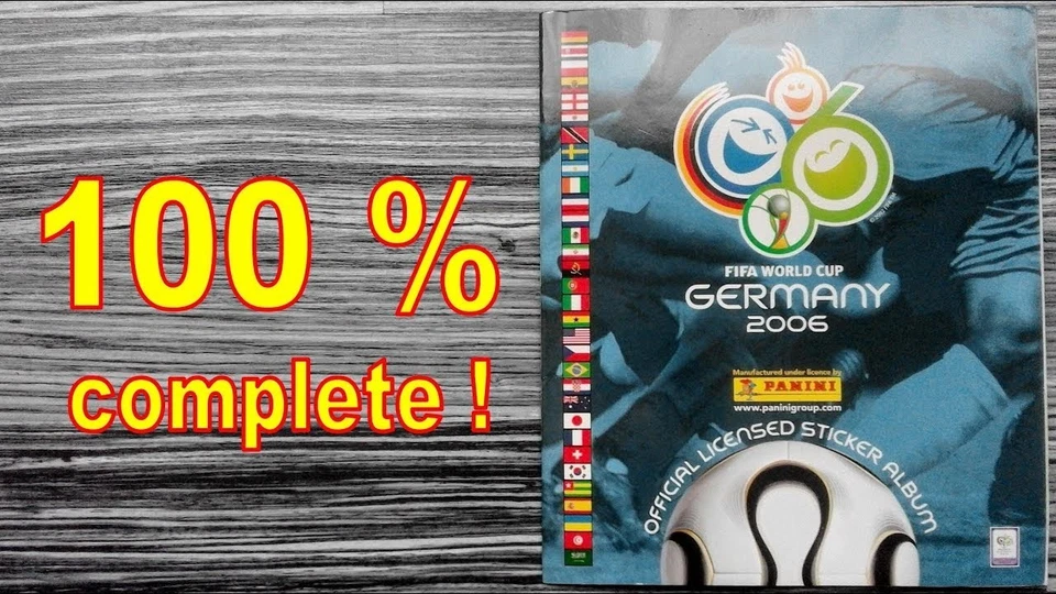 ALBUM OFFICIEL PANINI COUPE DU MONDE FIFA ALLEMAGNE 2006 COMPLET RÉIMPRIMÉ - Photo 1/1