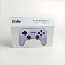 8BitDo Pro 2 Bluetooth Gamepad Controller Windows Mac Android Switch Gray Apple