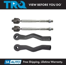 TRQ Front Inner & Outer Tie Rod Set Inner & Outer Fits Lexus