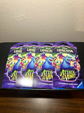 Ravensburger Disney Lorcana TCG Attack of the Vines Booster Packs 4 Lot English