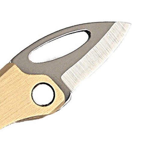 GE Mini Klappmesser Messinggriff Edelstahlklinge Mini Magnetisches Taschenmesser - Bild 6 von 15