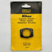 NIKON EYEPIECE ADAPTER FOR NIKON EM 35MM SLR CAMERAS - USE 19MM ROUND DIOPTERS